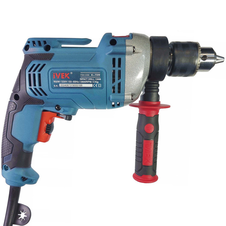 دریل ۱۳ نیم تنه فلزی ۹۵۰ وات ایوک مدل K-7319