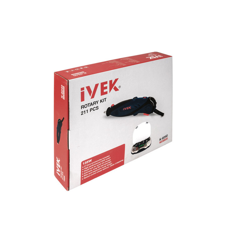 کیت فرز مینیاتوری ۱۳۵ وات ایوک مدل K-6040N