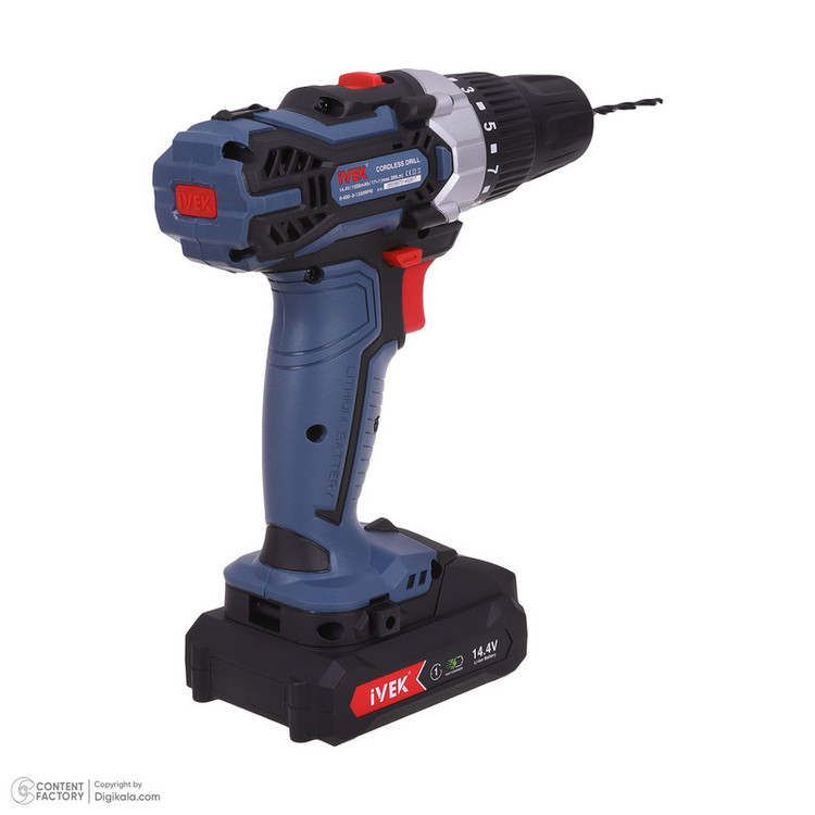 دریل پیچگوشتی شارژی لیتیوم ۱۴.۴ ولت ایوک مدل K-7214v