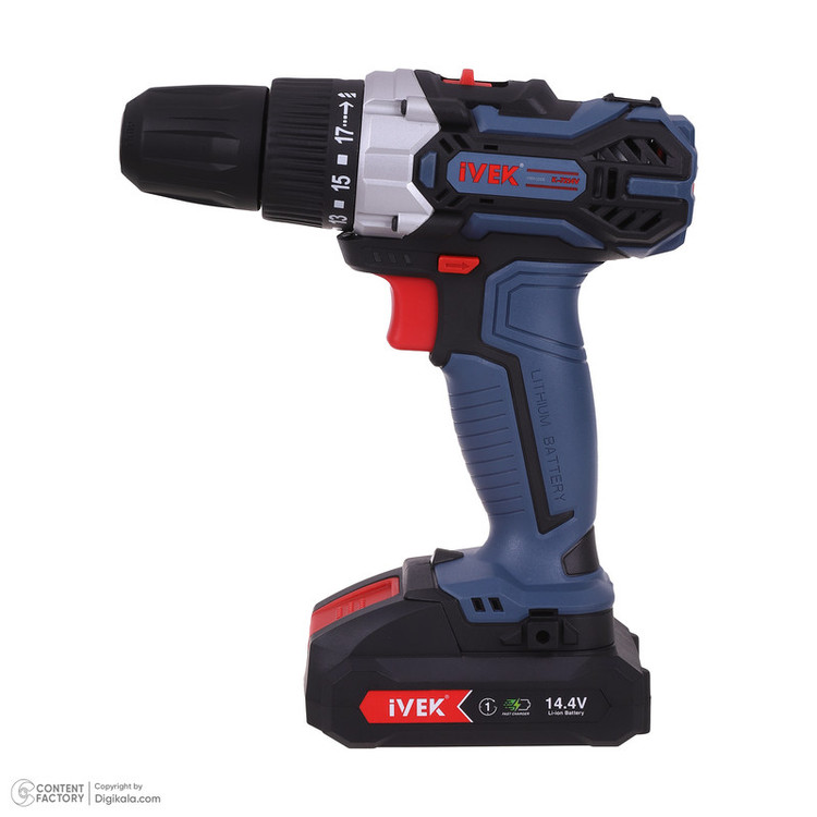 دریل پیچگوشتی شارژی لیتیوم ۱۴.۴ ولت ایوک مدل K-7214v